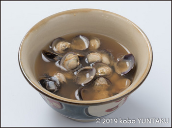 宍道湖産ヤマトシジミを使った「しじみの味噌汁」
